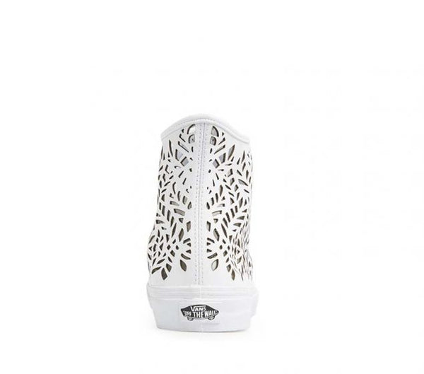 વાન | SK8-HI ડેકોન (કટઆઉટ)| પાંદડા/સફેદ